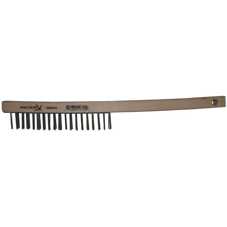 388SS Stainless Steel Wire Brush, Scratch Brush