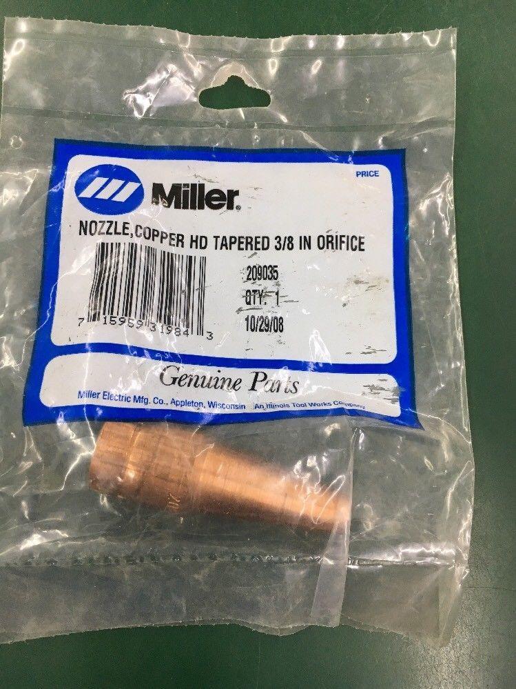 Miller 209035 NOZZLE,COPPER HD TAPERED 3/8 INORIFICE