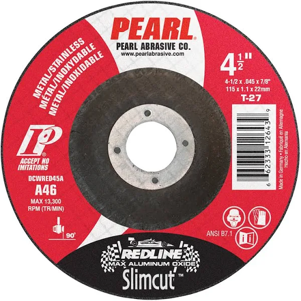 Pearl Abrasives DCWRED45A