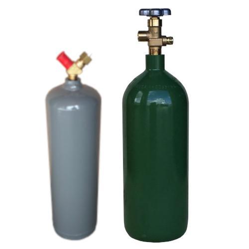 20 cf Oxygen cylinder and MC-10 Acetylene cylinder