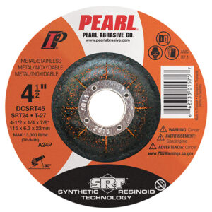 4-1/2" x 1/4" x 7/8" Depressed Center SRT Wheels DCSRT45 - (10 pack)